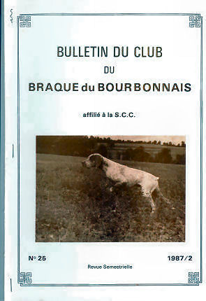 Bulletin of the CBB Nb 25 (year 1987)